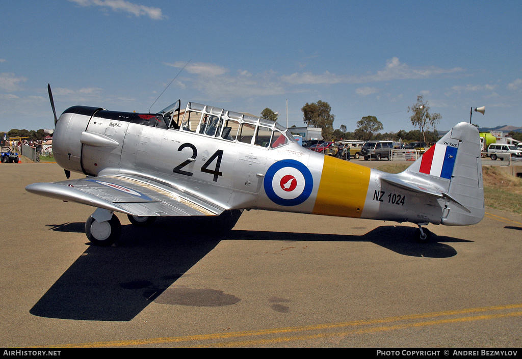 Aircraft Photo of VH-XNZ / NZ1024 | North American AT-6C Harvard IIA | New Zealand - Air Force | AirHistory.net #71765