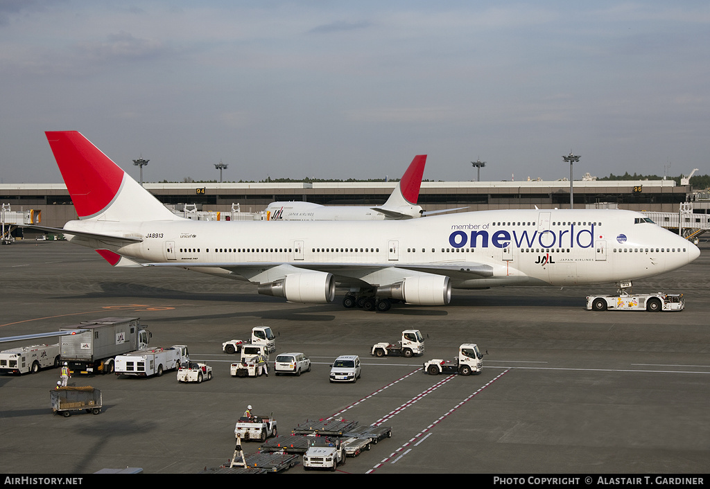 Aircraft Photo of JA8913 | Boeing 747-446 | Japan Airlines - JAL | AirHistory.net #71783