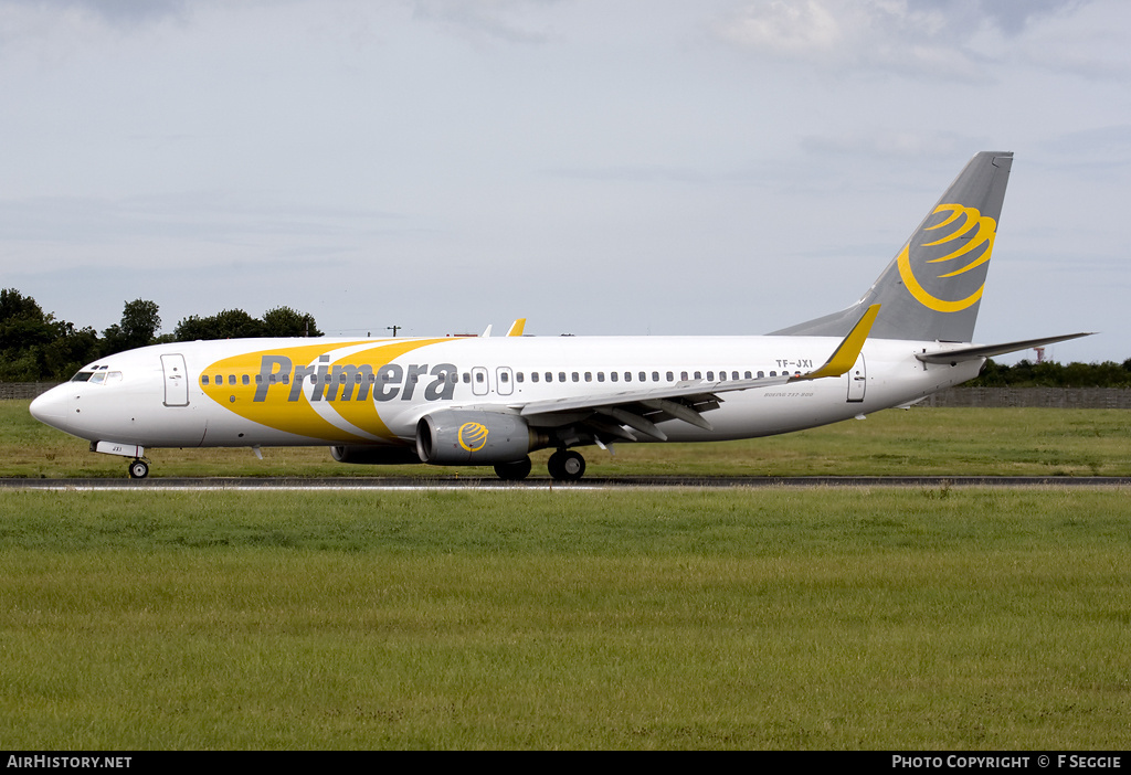 Aircraft Photo of TF-JXI | Boeing 737-8Q8 | Primera Air | AirHistory.net #71788