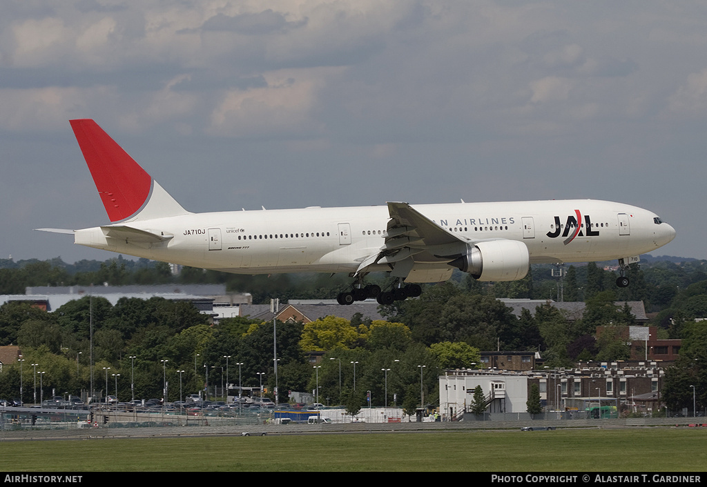 Aircraft Photo of JA710J | Boeing 777-246/ER | Japan Airlines - JAL | AirHistory.net #71799