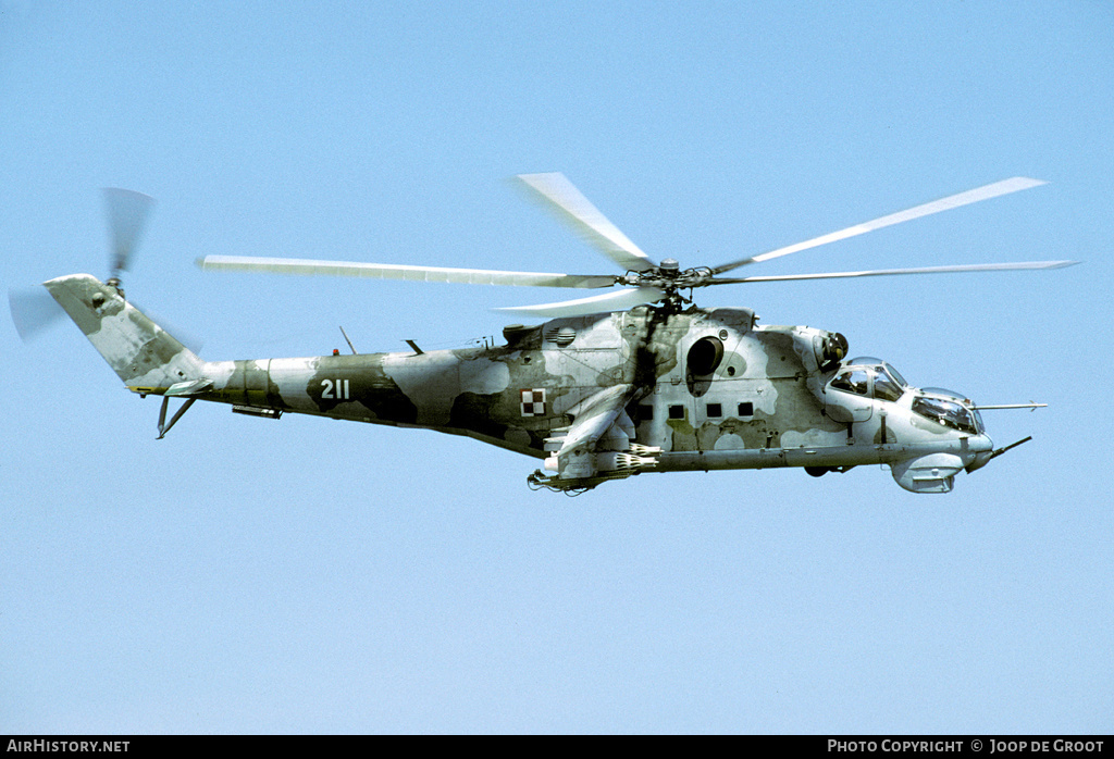 Aircraft Photo of 211 | Mil Mi-24D | Poland - Army | AirHistory.net #71801