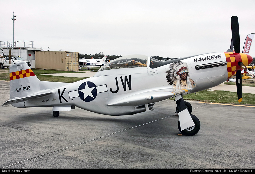 Aircraft Photo of VH-JWK / 412803 | Stewart S-51 Mustang | USA - Air Force | AirHistory.net #71814