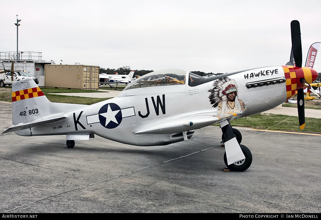 Aircraft Photo of VH-JWK / 412803 | Stewart S-51D Mustang | USA - Air Force | AirHistory.net #71814