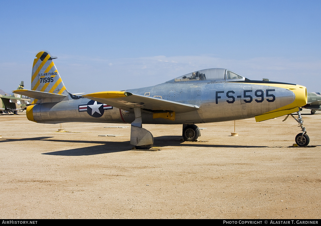 Aircraft Photo of 47-1595 / 71595 | Republic F-84C Thunderjet | USA - Air Force | AirHistory.net #71815