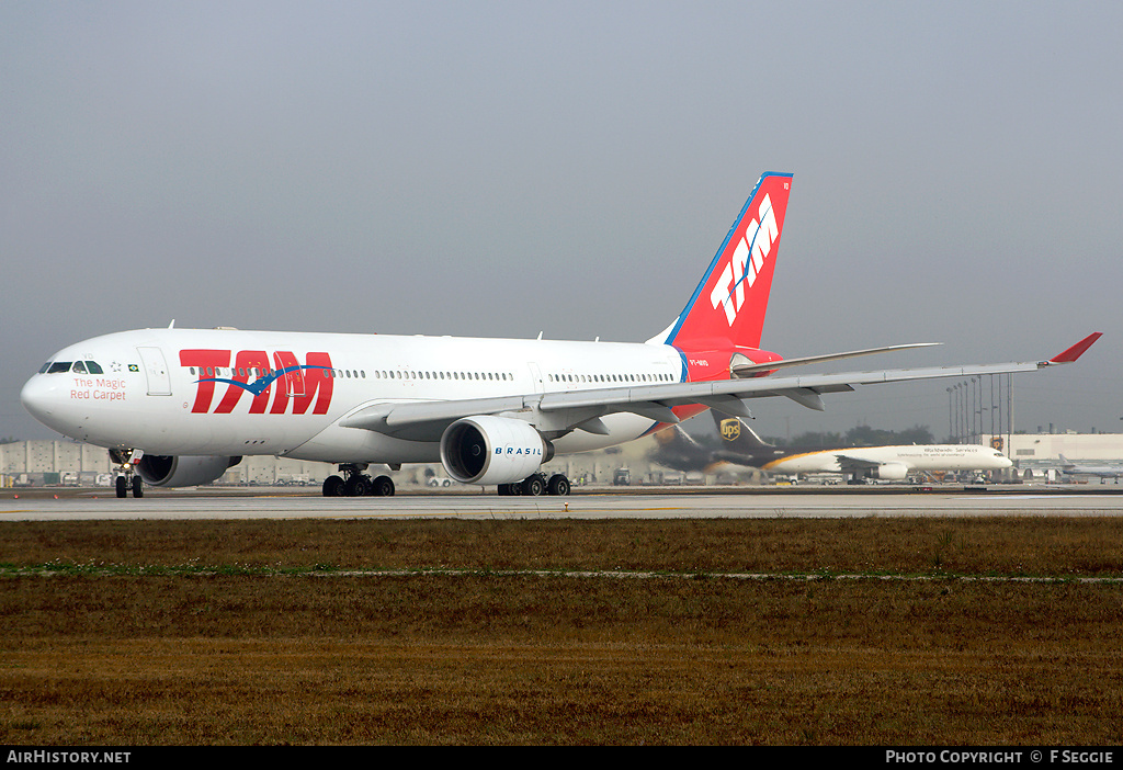 Aircraft Photo of PT-MVD | Airbus A330-223 | TAM Linhas Aéreas | AirHistory.net #71833