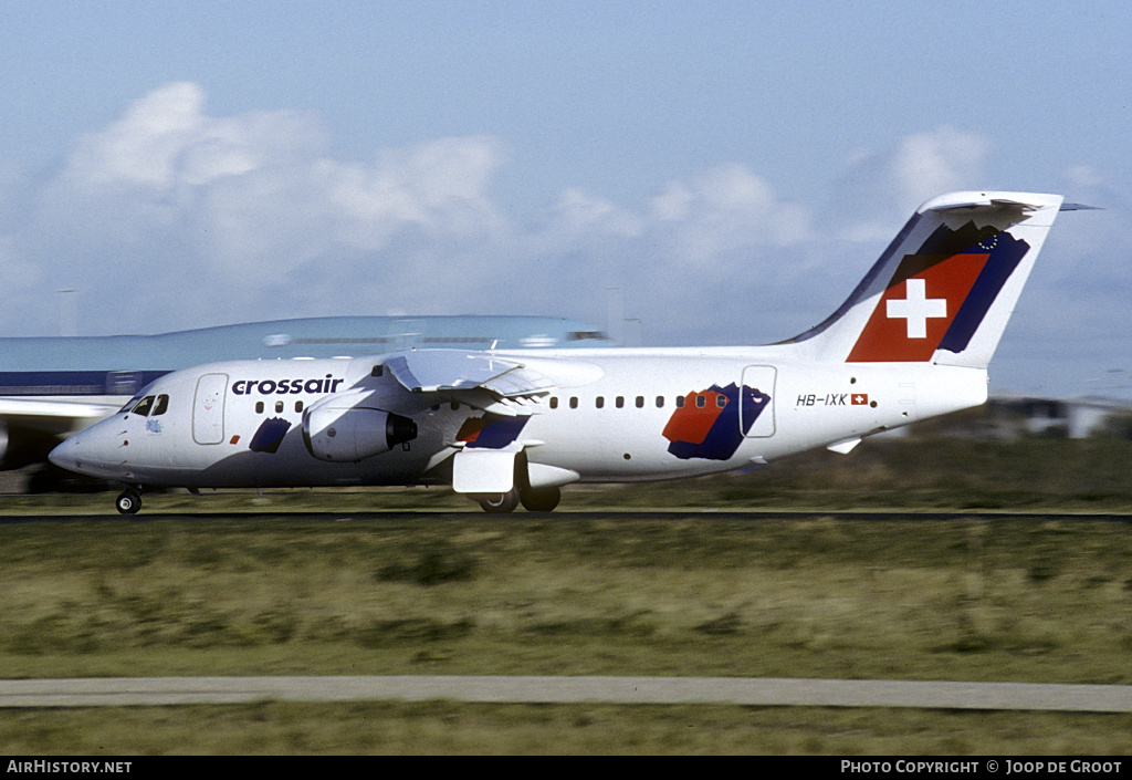 Aircraft Photo of HB-IXK | British Aerospace Avro 146-RJ85 | Crossair | AirHistory.net #71835