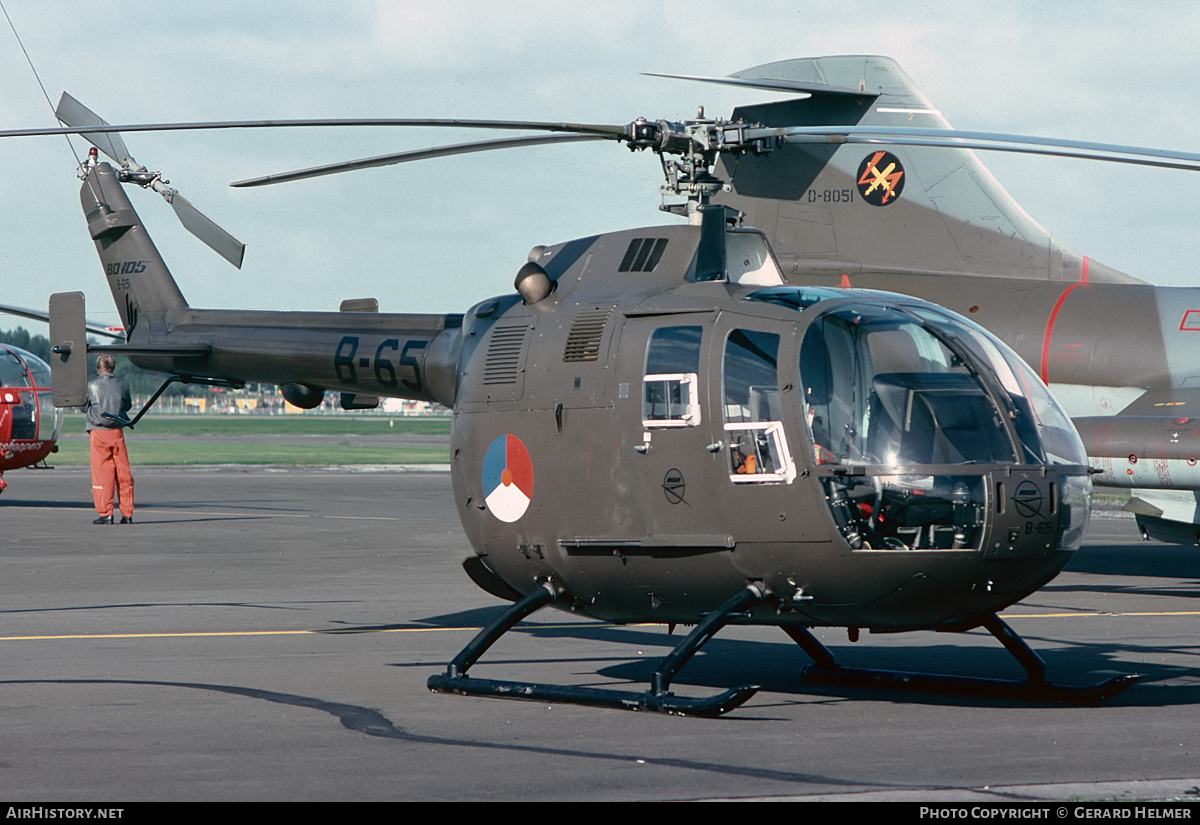 Aircraft Photo of B-65 | MBB BO-105CB-4 | Netherlands - Air Force | AirHistory.net #71868