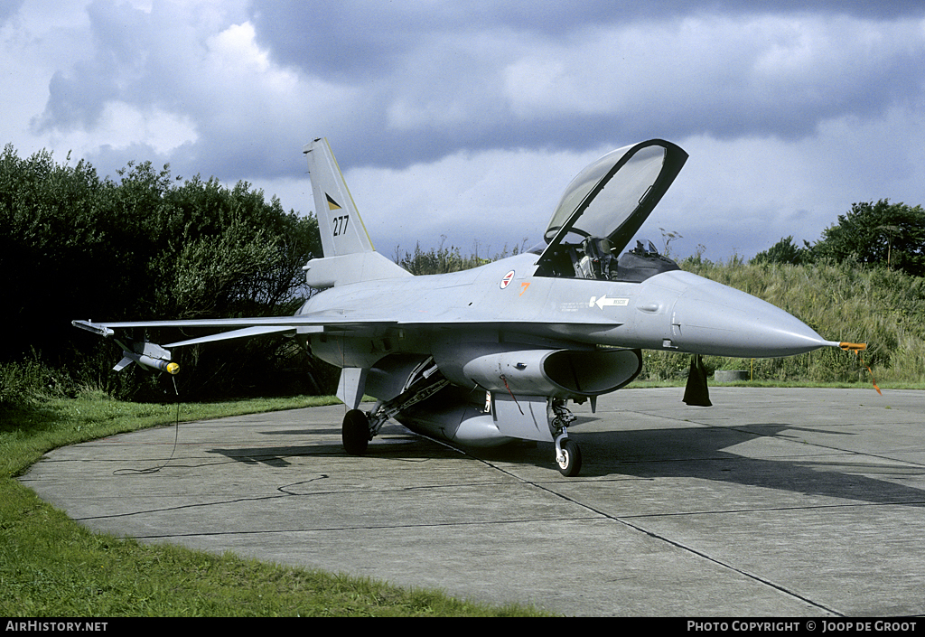 Aircraft Photo of 277 | General Dynamics F-16A Fighting Falcon | Norway - Air Force | AirHistory.net #71894