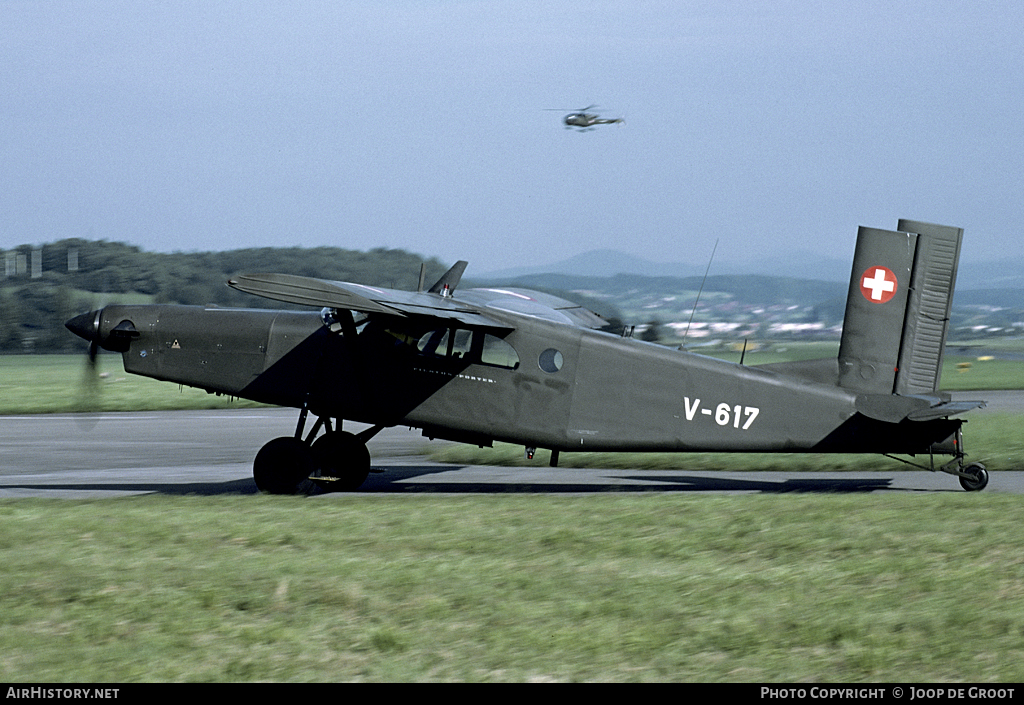 Aircraft Photo of V-617 | Pilatus PC-6/B2-H2M-1 Turbo Porter | Switzerland - Air Force | AirHistory.net #71896
