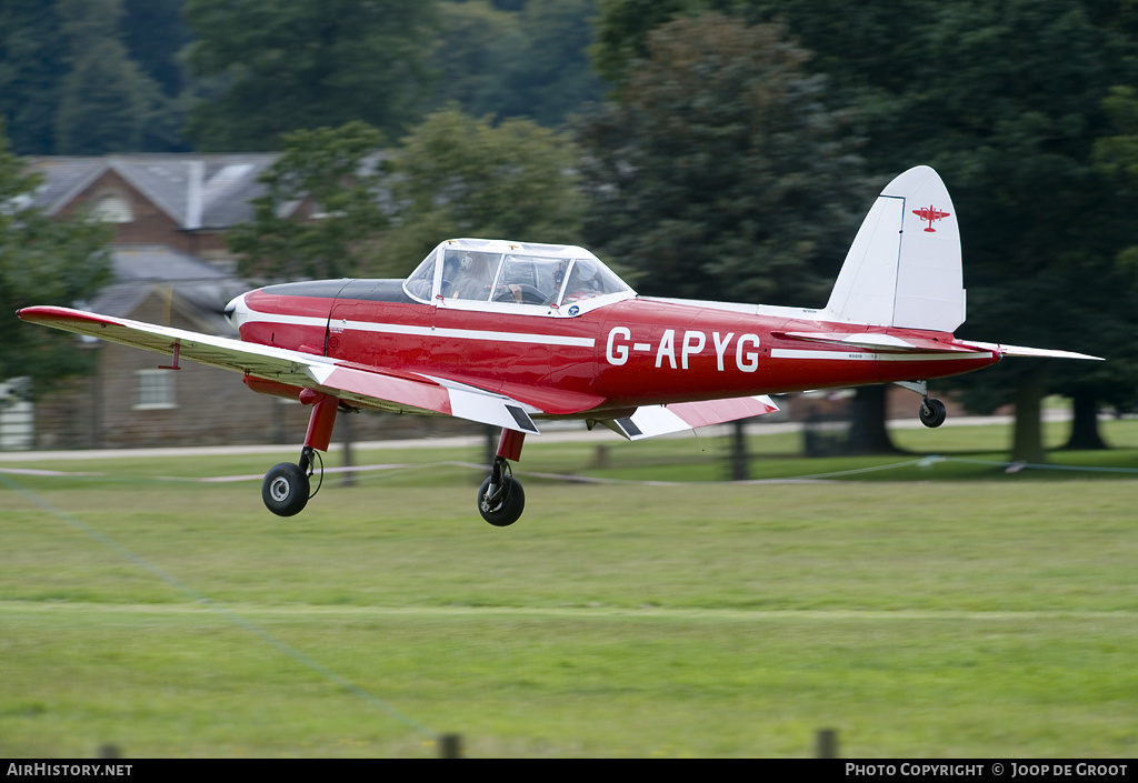 Aircraft Photo of G-APYG | De Havilland DHC-1 Chipmunk Mk22 | AirHistory.net #71900