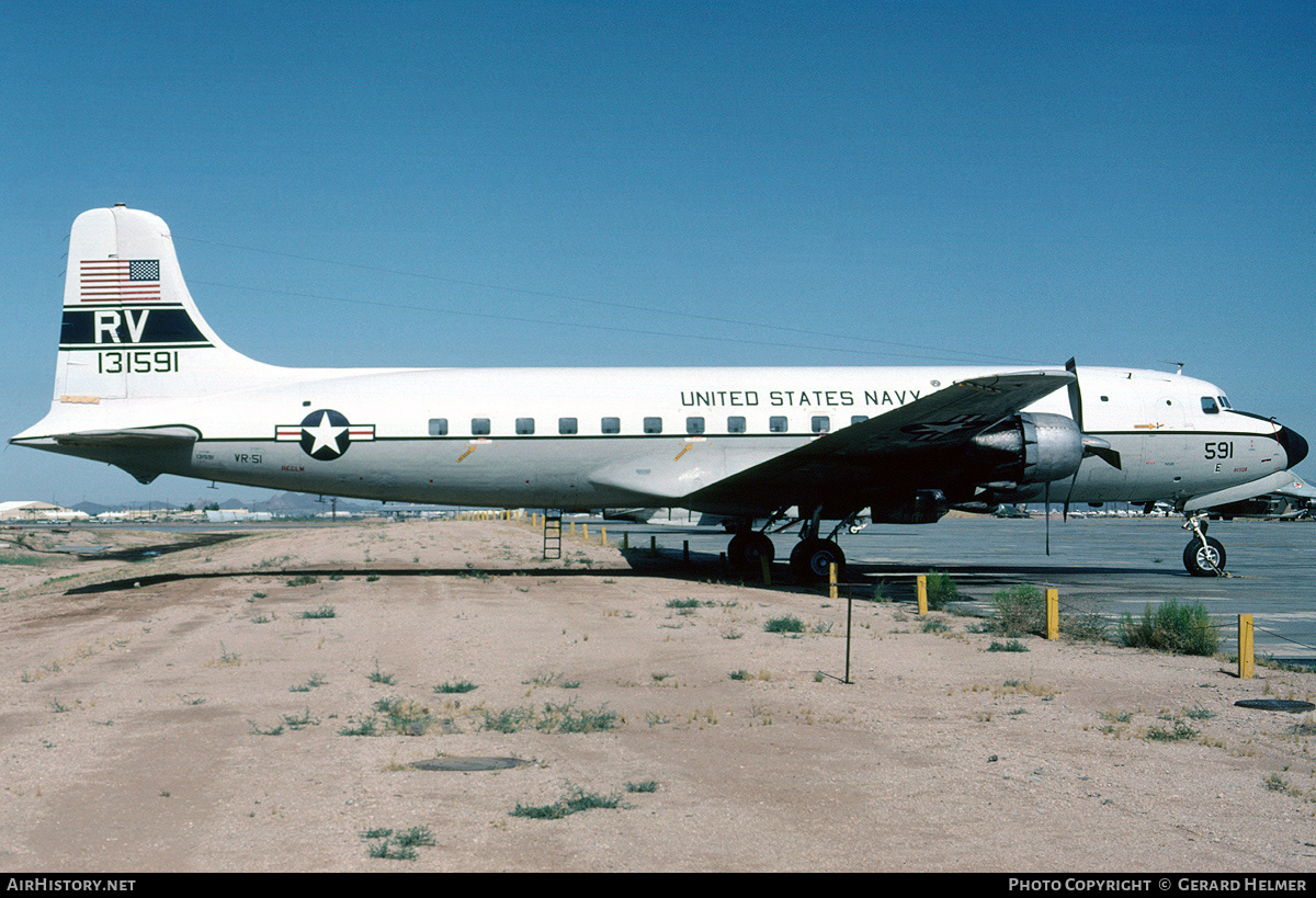 Aircraft Photo of 131591 | Douglas C-118B Liftmaster | USA - Navy | AirHistory.net #71901