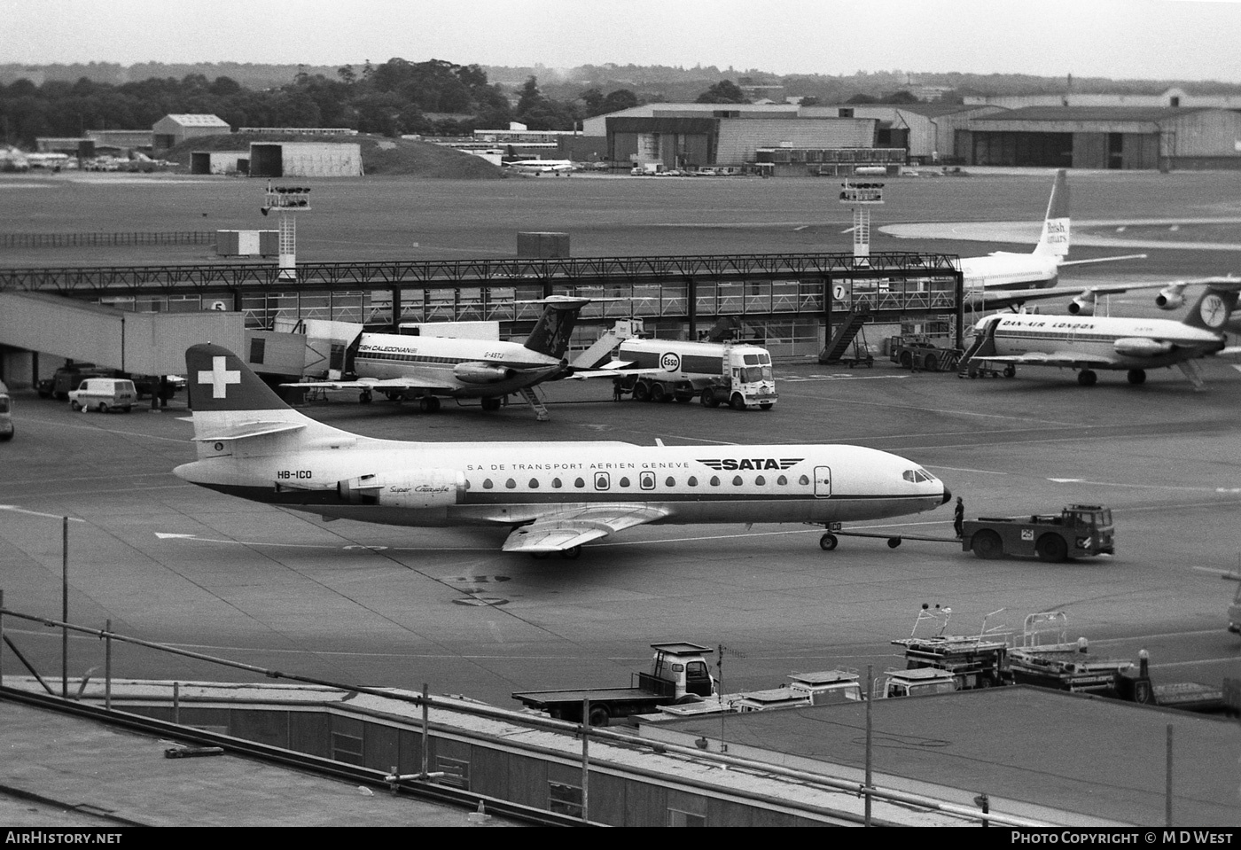 Aircraft Photo of HB-ICO | Sud SE-210 Caravelle 10B1R | SATA - SA de Transport Aérien | AirHistory.net #71920