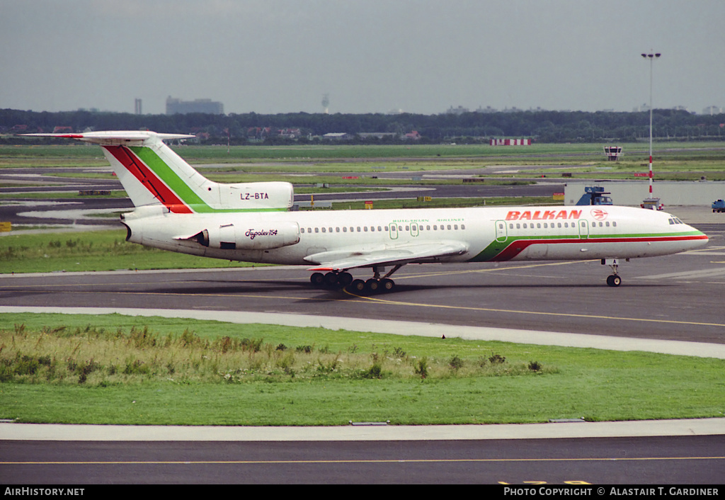 Aircraft Photo of LZ-BTA | Tupolev Tu-154B | Balkan - Bulgarian Airlines | AirHistory.net #71930