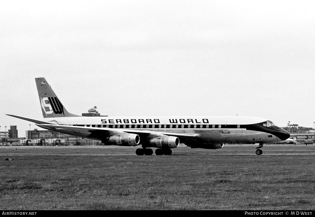 Aircraft Photo of N8783R | Douglas DC-8-54CF Jet Trader | Seaboard World Airlines | AirHistory.net #71940