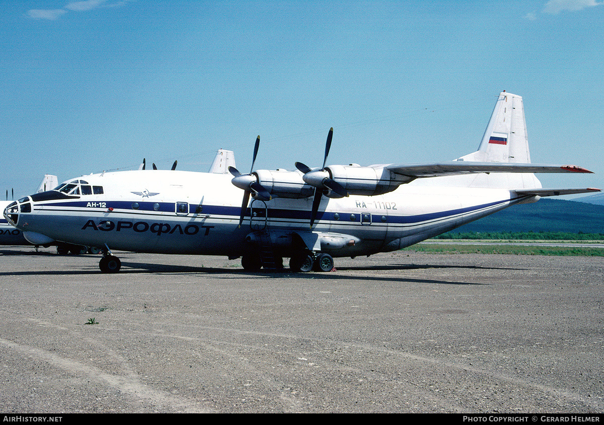 Aircraft Photo of RA-11102 | Antonov An-12B | Aeroflot | AirHistory.net #71963