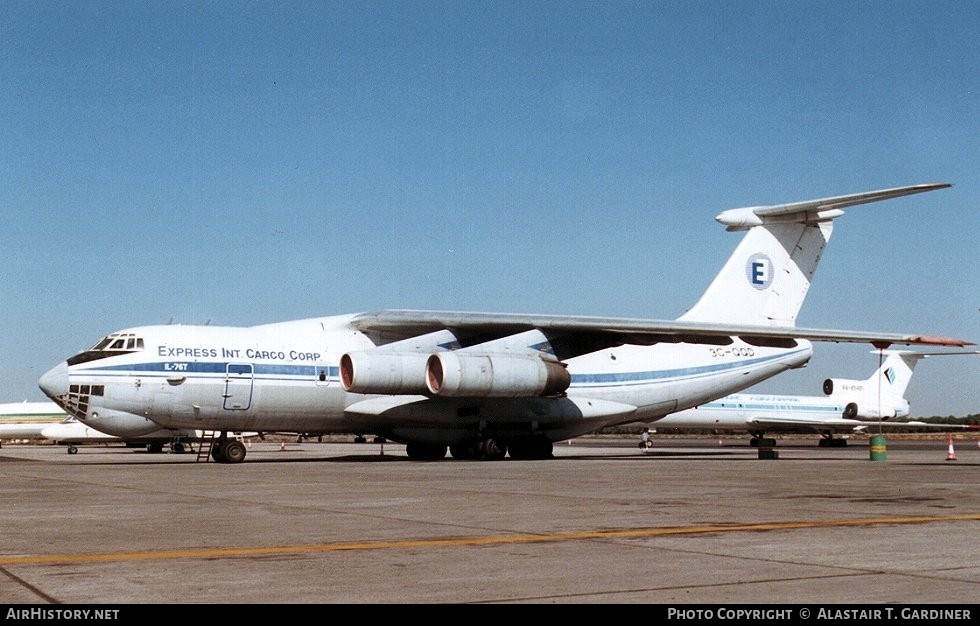 Aircraft Photo of 3C-QQD | Ilyushin Il-76T | Express International Cargo Corporation | AirHistory.net #71983