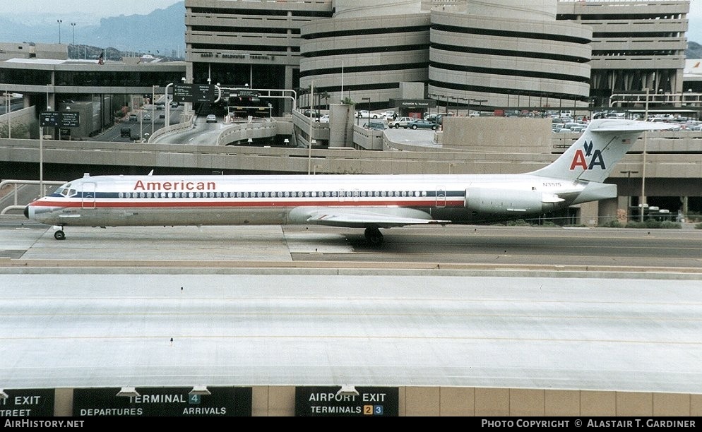 Aircraft Photo of N3515 | McDonnell Douglas MD-82 (DC-9-82) | American Airlines | AirHistory.net #71986