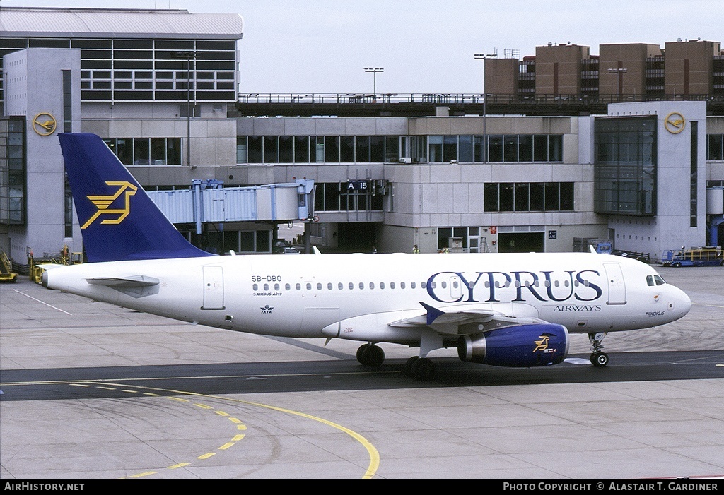 Aircraft Photo of 5B-DBO | Airbus A319-132 | Cyprus Airways | AirHistory.net #71996