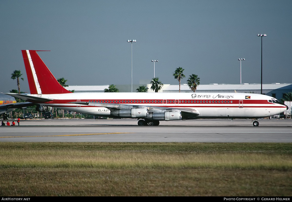 Aircraft Photo of EL-AJT | Boeing 707-344B | Guyana Airways | AirHistory.net #71999