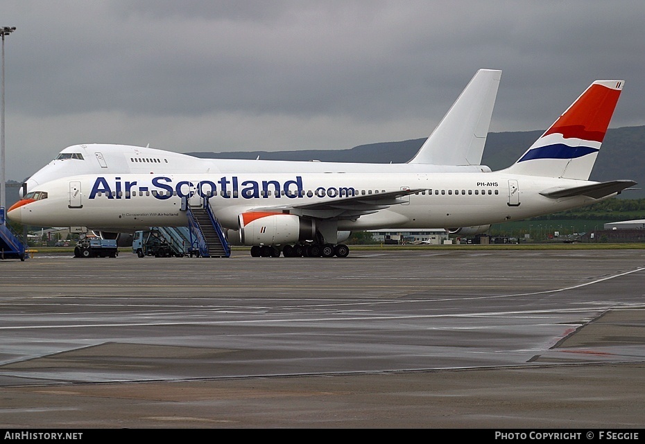 Aircraft Photo of PH-AHS | Boeing 757-28A | Air-Scotland | AirHistory.net #72007