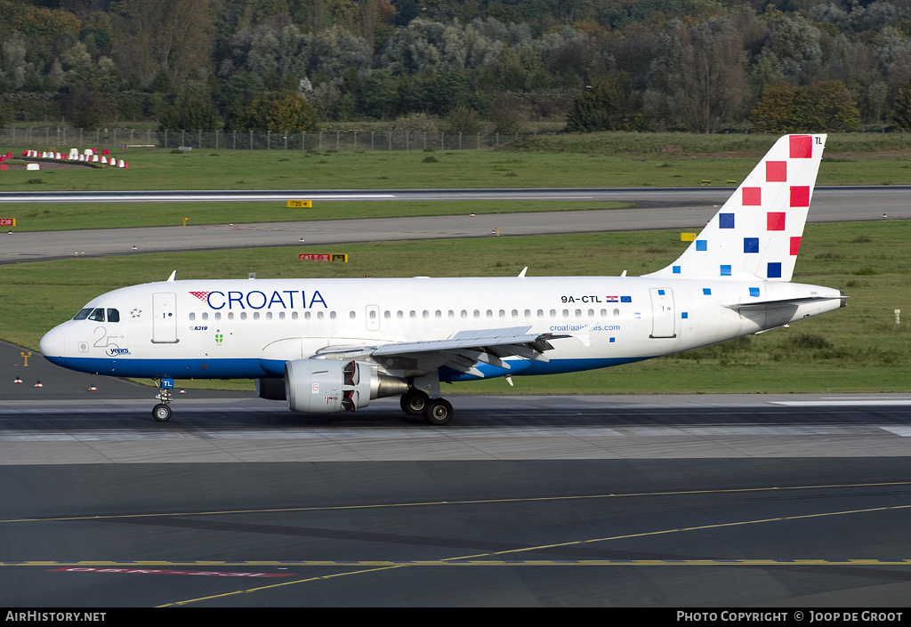 Aircraft Photo of 9A-CTL | Airbus A319-112 | Croatia Airlines | AirHistory.net #72019