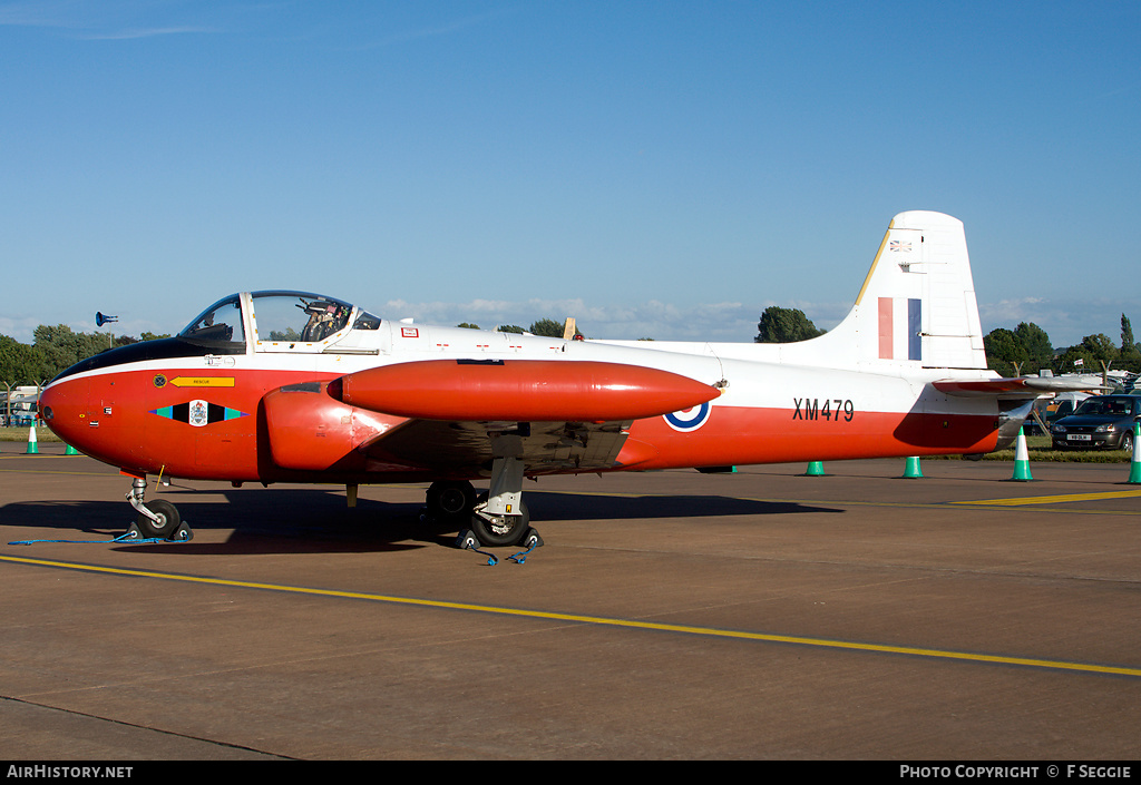 Aircraft Photo of G-BVEZ / XM479 | Hunting P-84 Jet Provost T3A | UK - Air Force | AirHistory.net