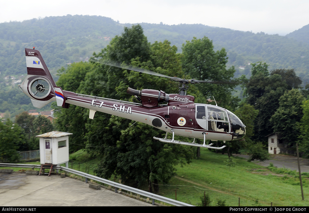 Aircraft Photo of E7-SHA | Aerospatiale SA-341G Gazelle | Republika Srpska - Government | AirHistory.net #72031