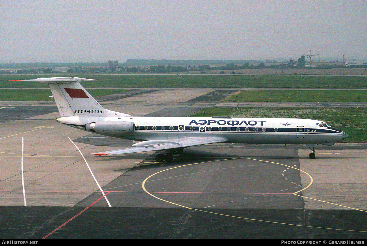 Aircraft Photo of CCCP-65135 | Tupolev Tu-134A | Aeroflot | AirHistory.net #72045