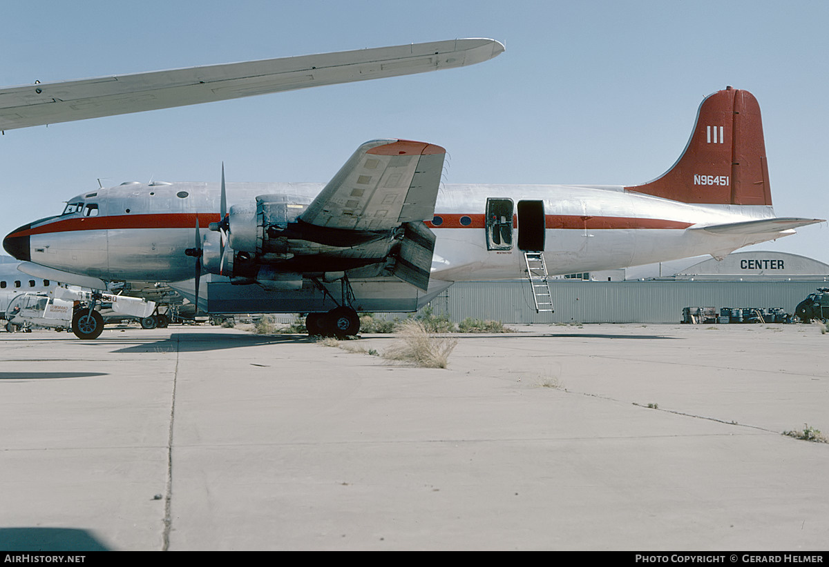 Aircraft Photo of N96451 | Douglas C-54S/AT Skymaster | Central Air Service | AirHistory.net #72058