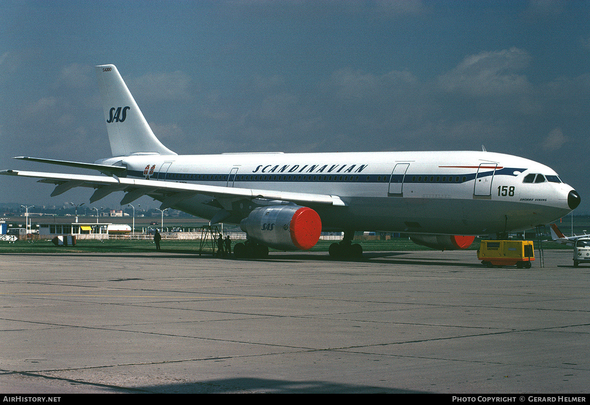 Aircraft Photo of F-WZEN | Airbus A300B2-320 | Scandinavian Airlines - SAS | AirHistory.net #72061