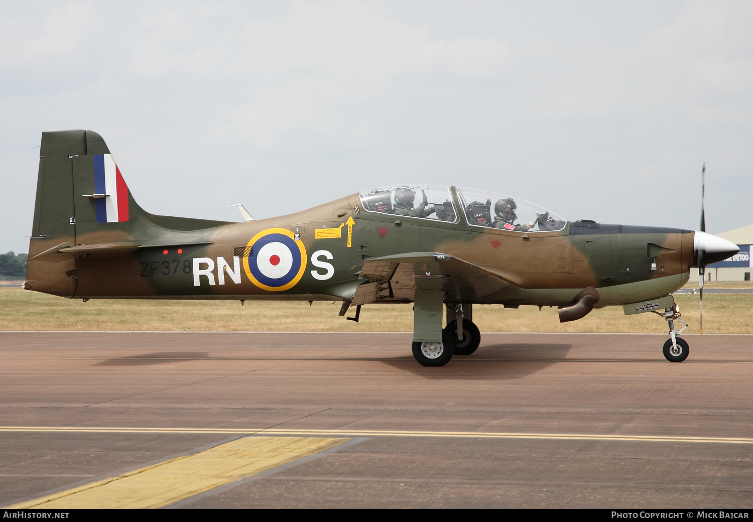 Aircraft Photo of ZF378 | Short S-312 Tucano T1 | UK - Air Force | AirHistory.net #72067