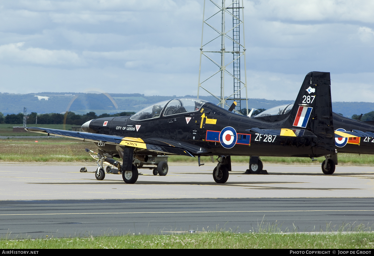 Aircraft Photo of ZF287 | Short S-312 Tucano T1 | UK - Air Force | AirHistory.net #72068
