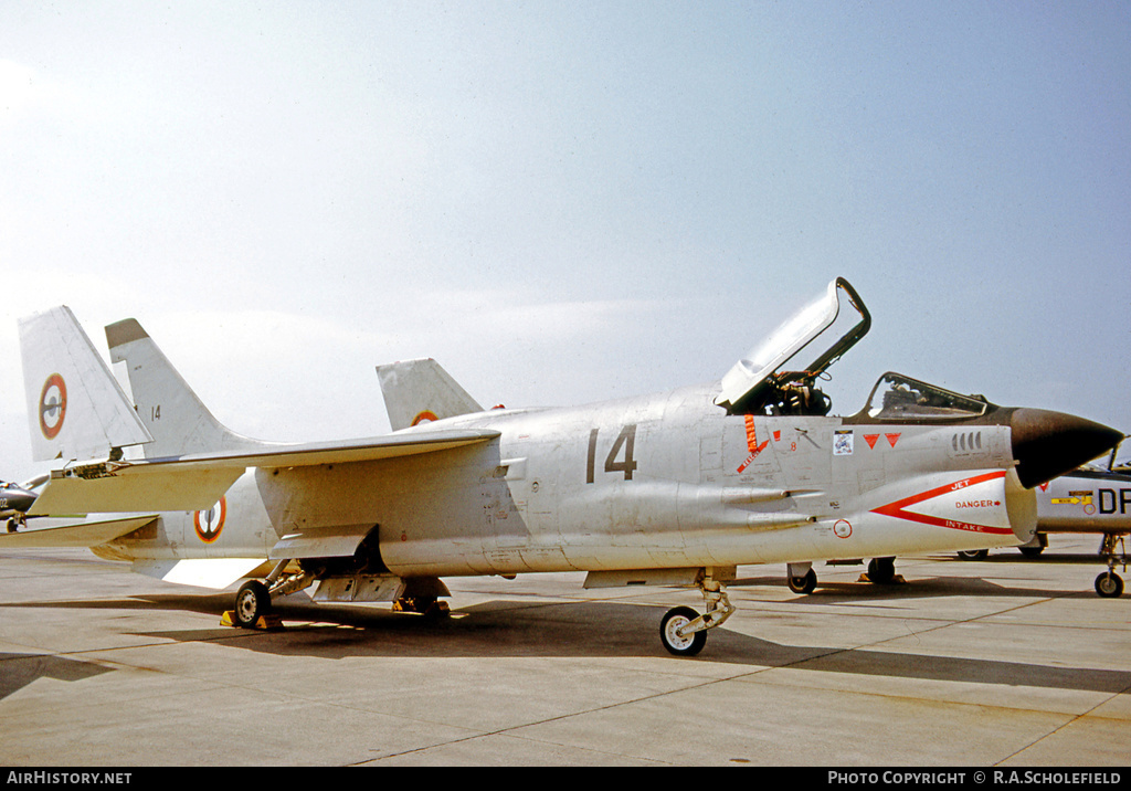 Aircraft Photo of 14 | Vought F-8E(FN) Crusader | France - Navy | AirHistory.net #72070