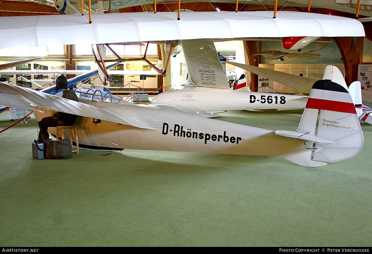 Aircraft Photo of D-RHÖNSPERBER | Schweyer Rhönsperber | Deutsches Segelflugmuseum | AirHistory.net #72087