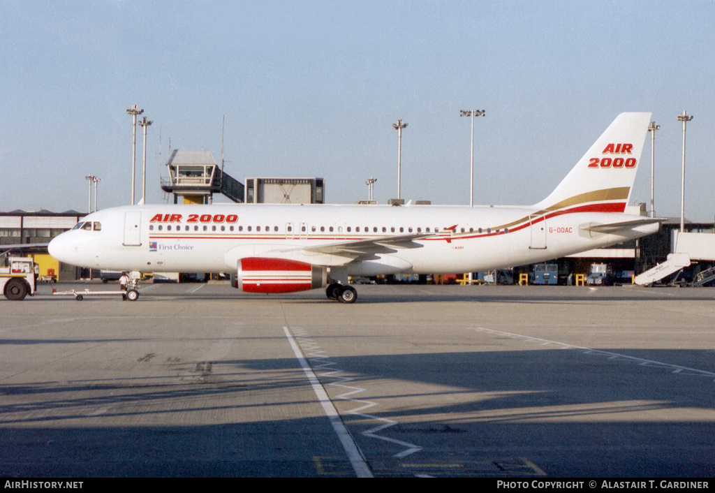 Aircraft Photo of G-OOAC | Airbus A320-231 | Air 2000 | AirHistory.net #72116