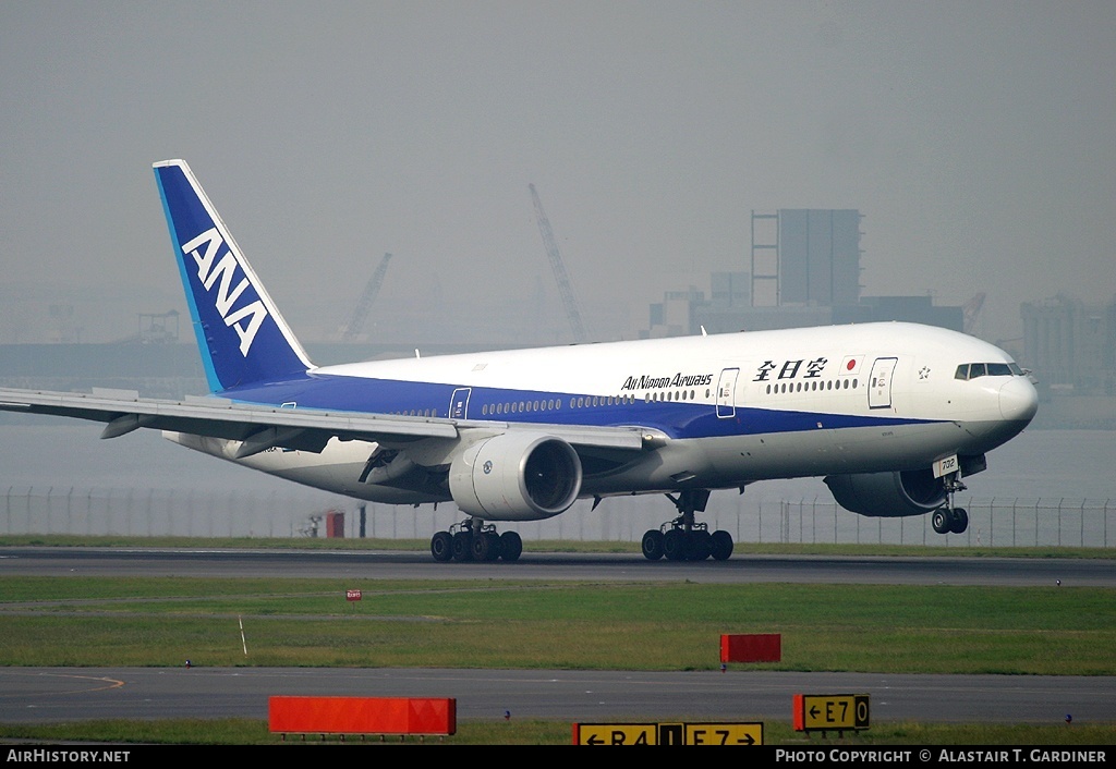 Aircraft Photo of JA702A | Boeing 777-281 | All Nippon Airways - ANA | AirHistory.net #72138