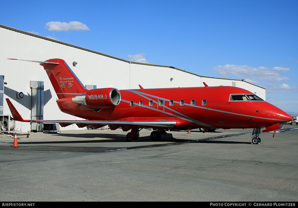 Aircraft Photo of N594RJ | Canadair Challenger 601-3A (CL-600-2B16) | RJ Corman Railroad Group | AirHistory.net #72197