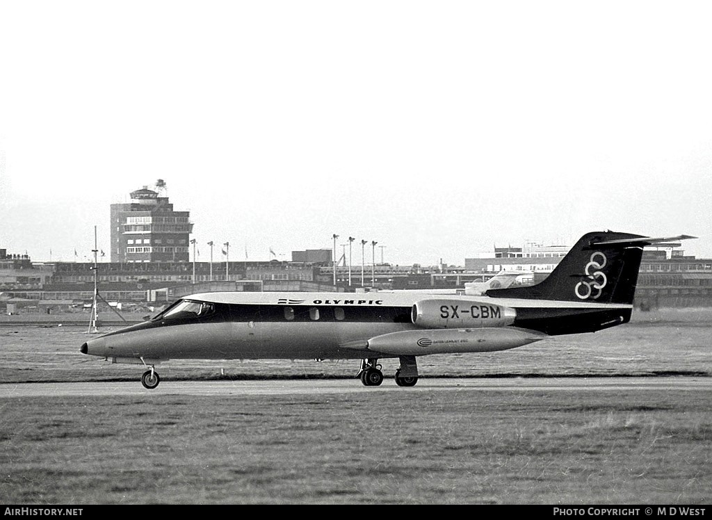 Aircraft Photo of SX-CBM | Gates Learjet 25C | Olympic | AirHistory.net #72211