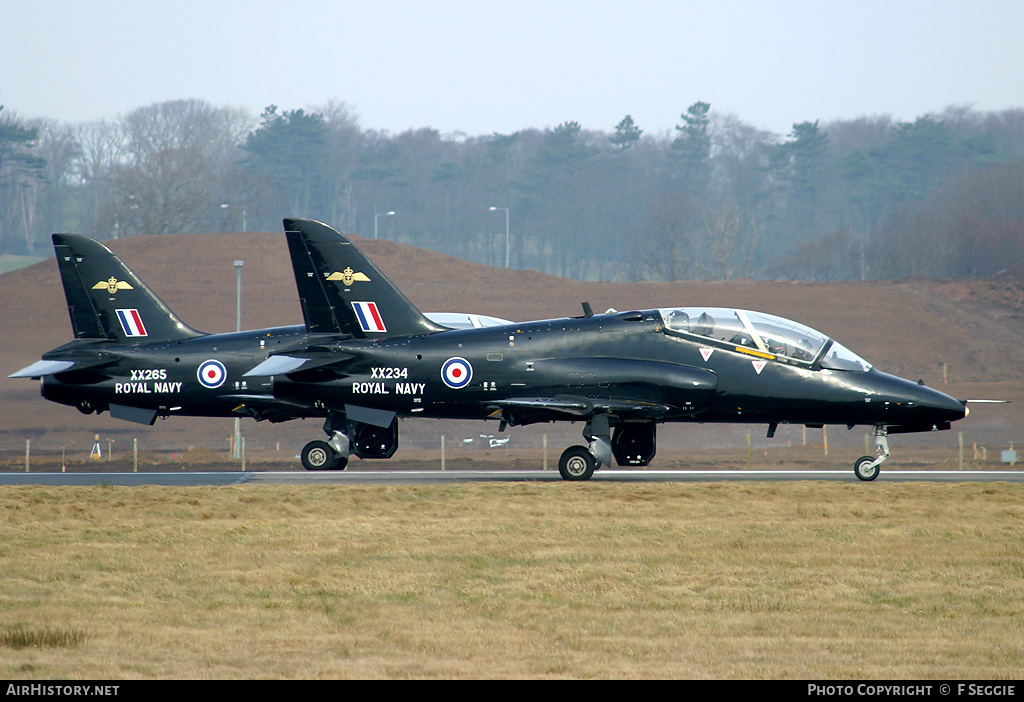 Aircraft Photo of XX234 | British Aerospace Hawk T.1 | UK - Navy | AirHistory.net #72217