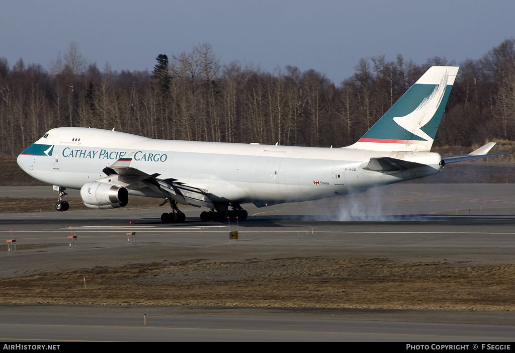 Aircraft Photo of B-HUQ | Boeing 747-467F/SCD | Cathay Pacific Airways Cargo | AirHistory.net #72219