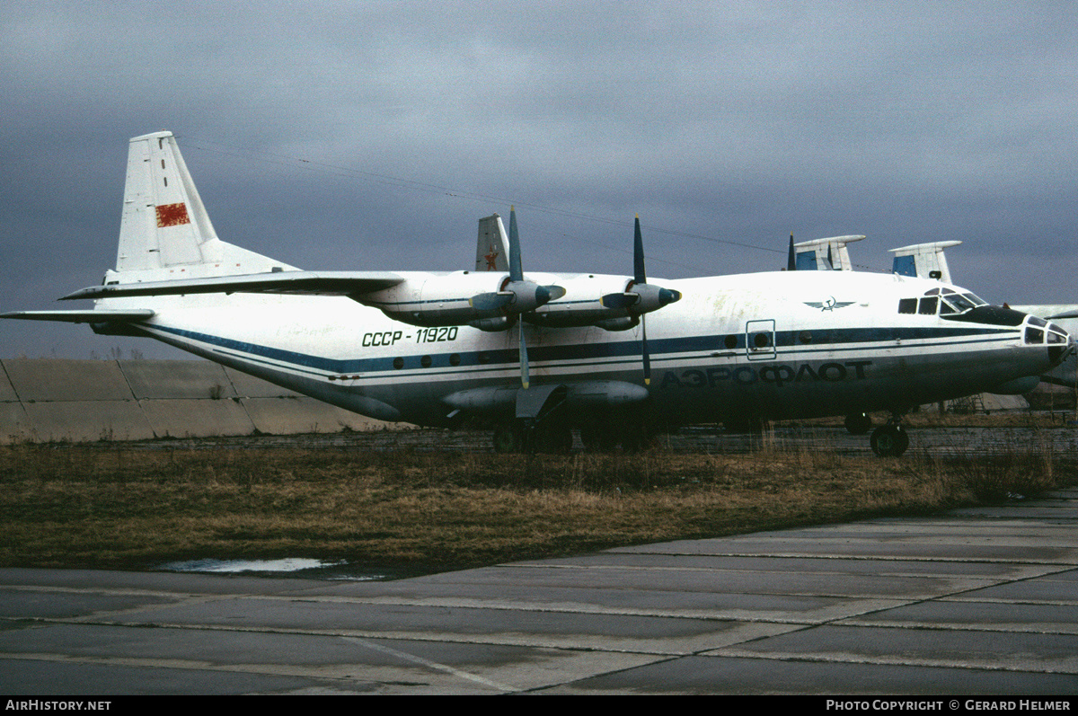 Aircraft Photo of CCCP-11920 | Antonov An-12BP | Aeroflot | AirHistory.net #72224