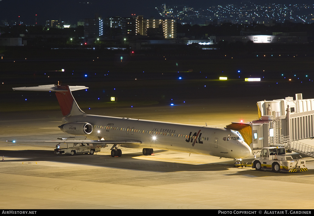 Aircraft Photo of JA8374 | McDonnell Douglas MD-81 (DC-9-81) | JAL Express - JAL | AirHistory.net #72238