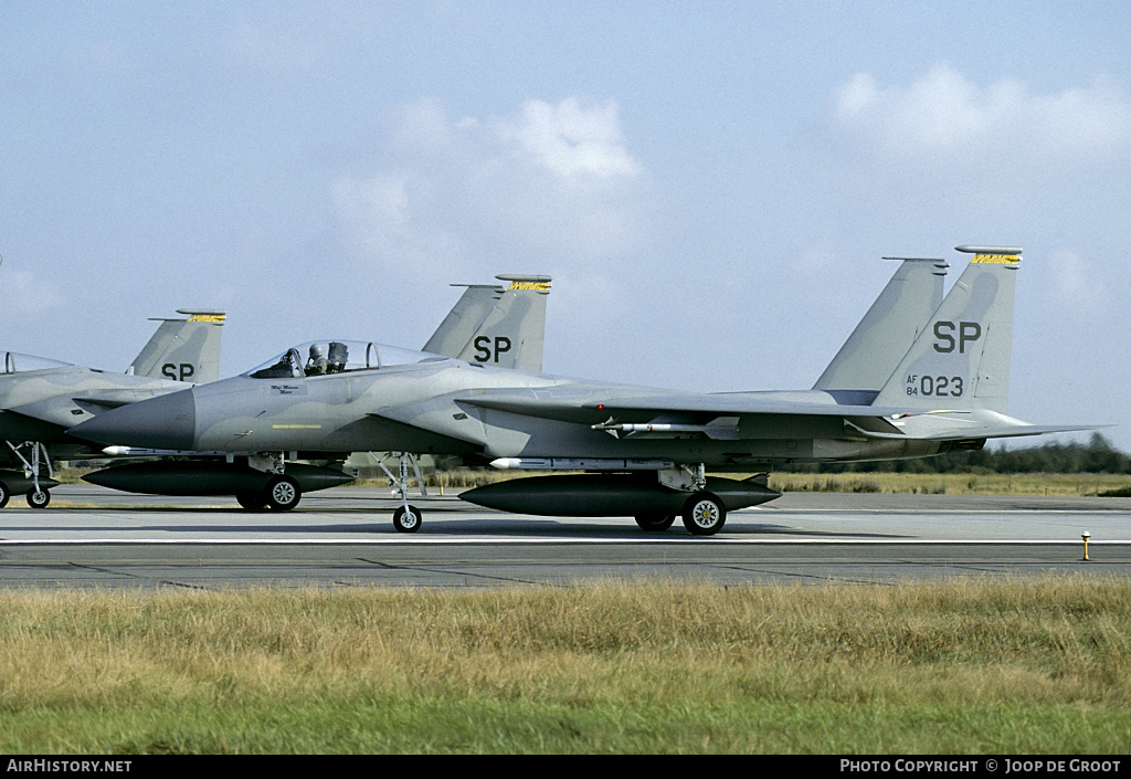 Aircraft Photo of 84-0023 / AF84-023 | McDonnell Douglas F-15C Eagle | USA - Air Force | AirHistory.net #72254