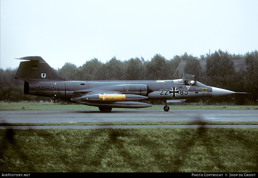 Aircraft Photo of 2285 | Lockheed F-104G Starfighter | Germany - Navy | AirHistory.net #72258