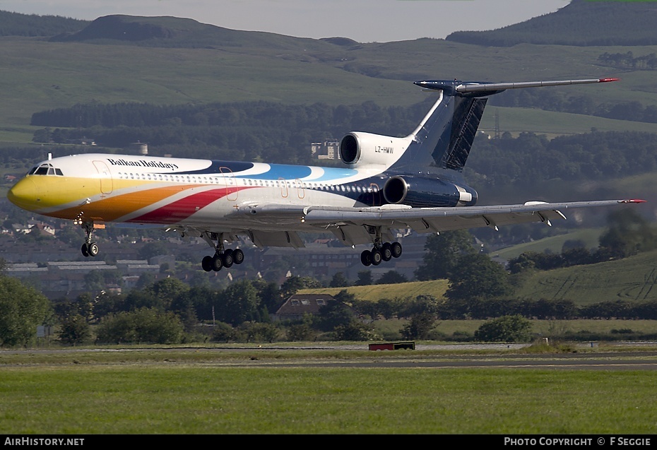 Aircraft Photo of LZ-HMW | Tupolev Tu-154M | Balkan Holidays Air - BH Air | AirHistory.net #72271