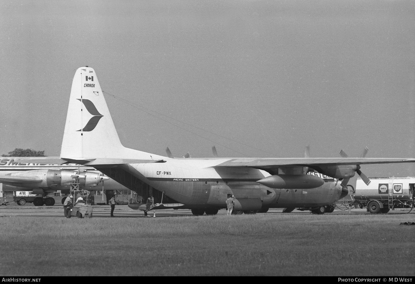 Aircraft Photo of CF-PWX | Lockheed L-100-20 Hercules (382E) | Pacific Western Airlines | AirHistory.net #72276