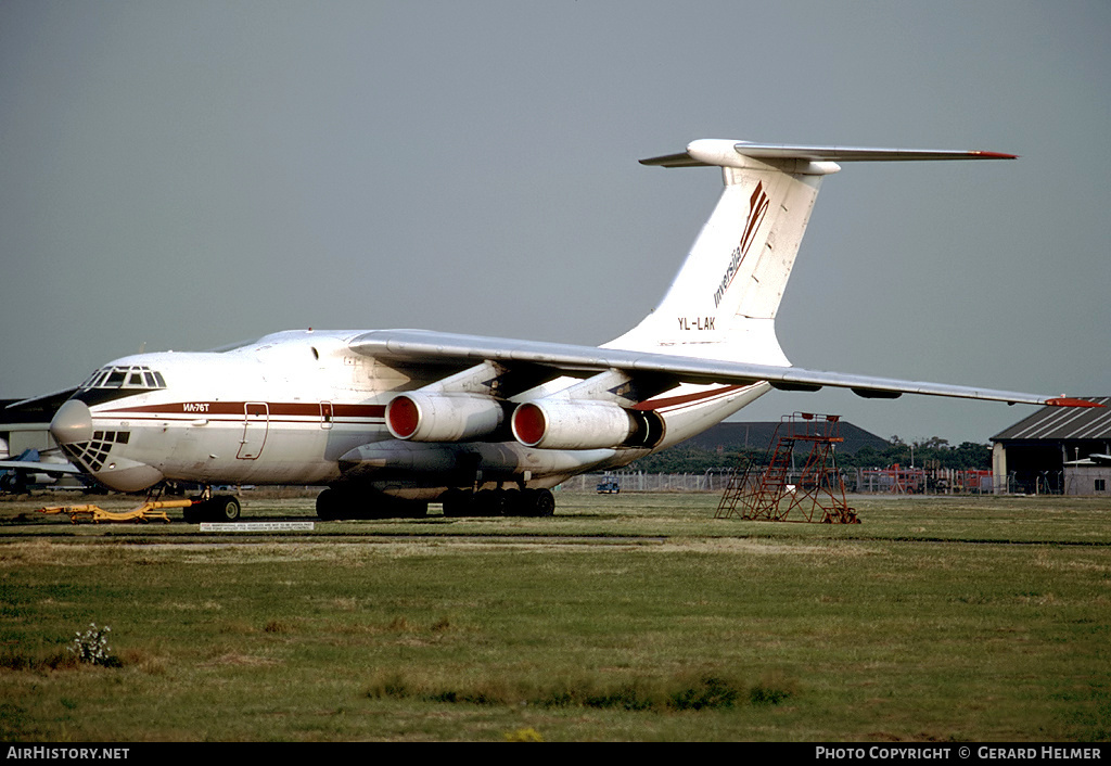 Aircraft Photo of YL-LAK | Ilyushin Il-76T | Inversija | AirHistory.net #72278