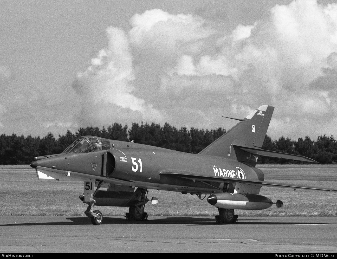 Aircraft Photo of 51 | Dassault Etendard IVM | France - Navy | AirHistory.net #72282