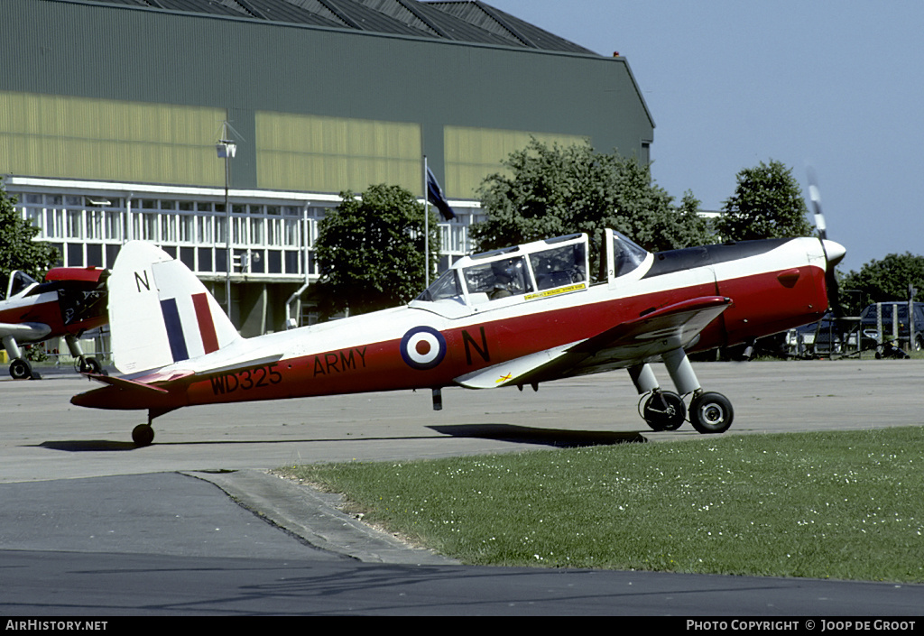 Aircraft Photo of WD325 | De Havilland DHC-1 Chipmunk T10 | UK - Army | AirHistory.net #72305