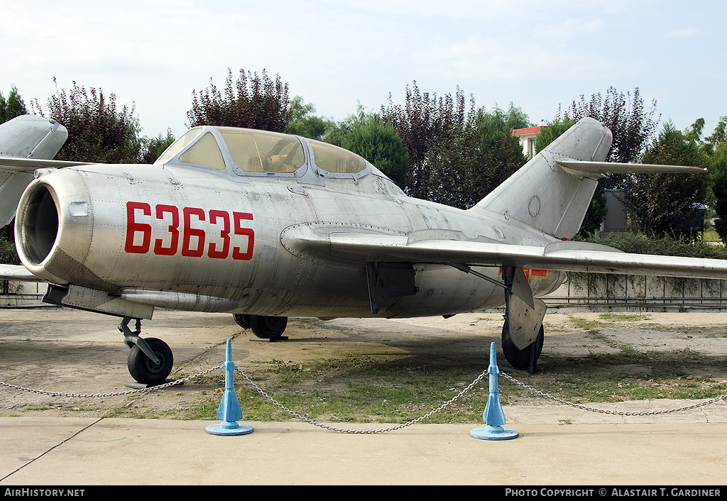 Aircraft Photo of 63635 | Mikoyan-Gurevich MiG-15UTI | China - Air Force | AirHistory.net #72306